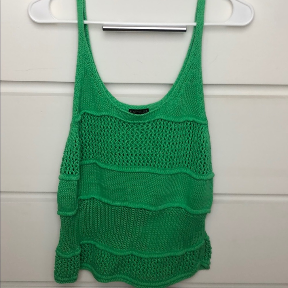 Express knit/crochet tank top.